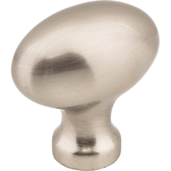 Jeffrey Alexander 1-9/16" Overall Length Satin Nickel Football Lyon Cabinet Knob 3991SN - main